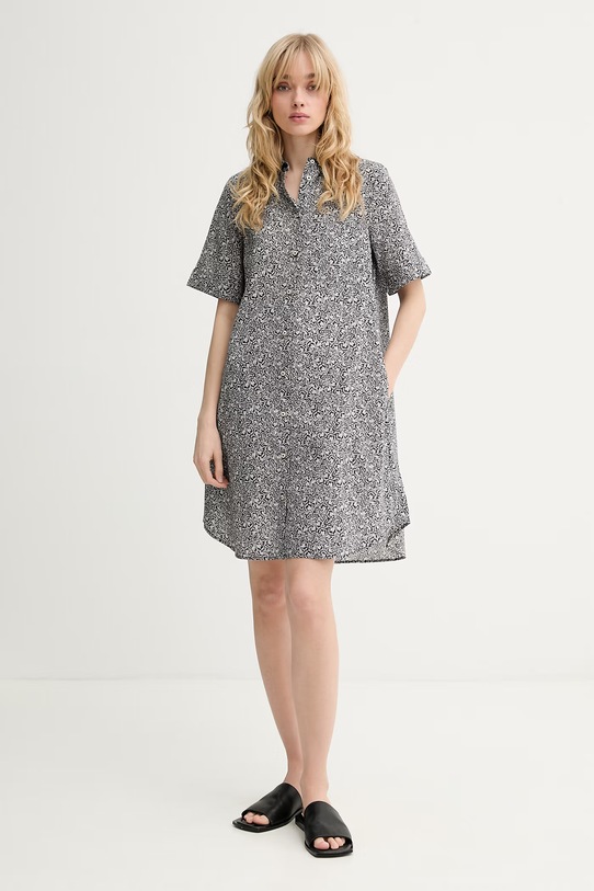 Marc O'Polo šaty bavlnené čierna 5000014184