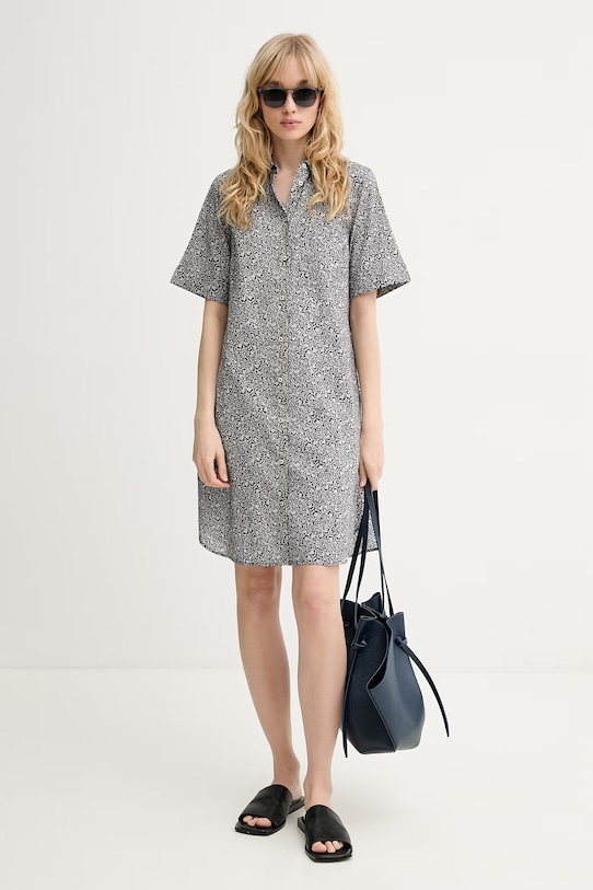 Marc O'Polo šaty bavlnené 5000014184 čierna ZS26