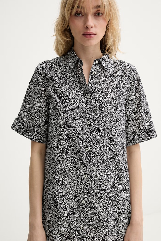 Marc O'Polo šaty bavlnené čierna 5000014184