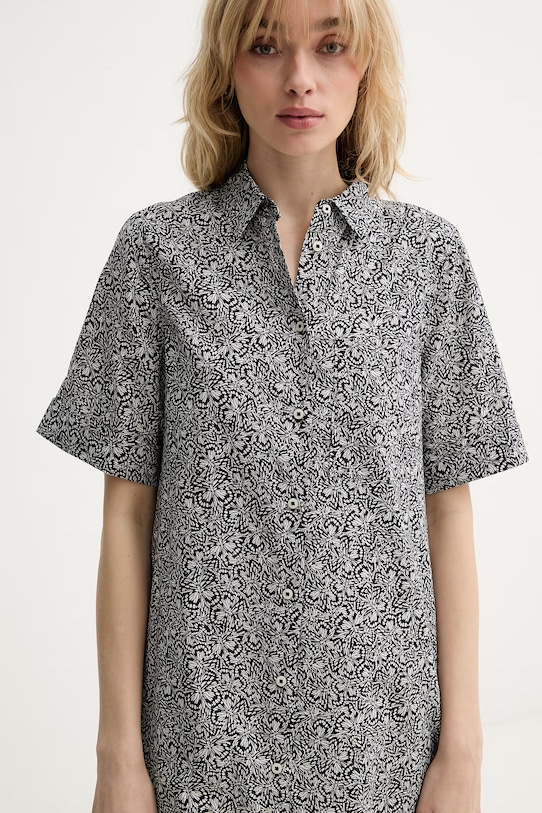 Marc O'Polo šaty bavlnené čierna 5000014184