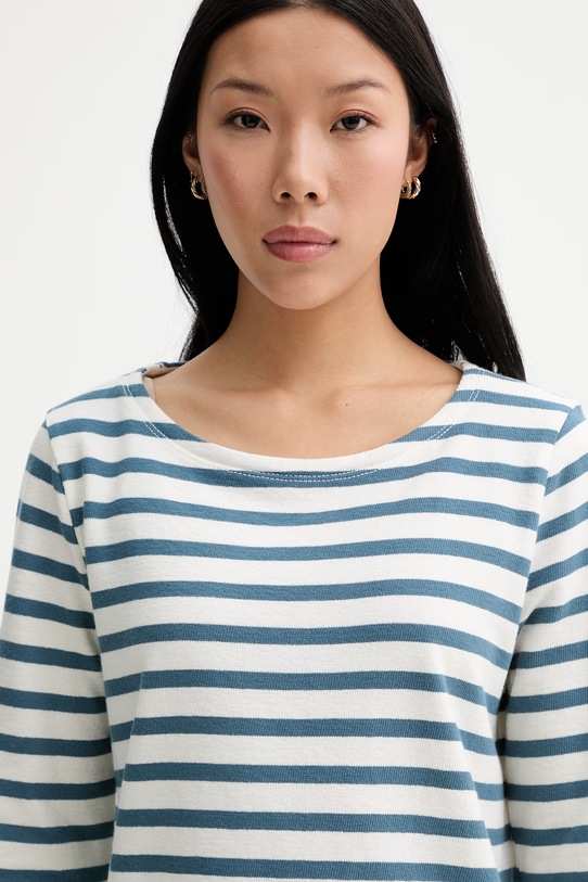 Marc O'Polo sukienka bawełniana turkusowy 5000014189