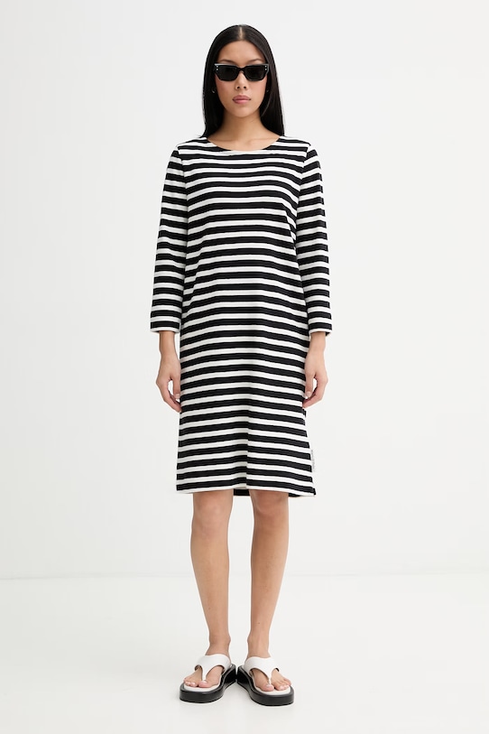 Marc O'Polo šaty bavlněné 5000014189 černá ZS26