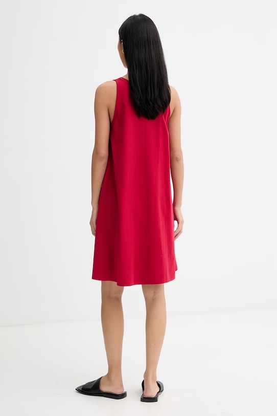 Ρούχα Marc O'Polo φόρεμα βαμβακερό 5000010188 κόκκινο