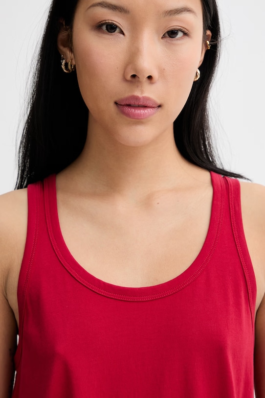 Marc O'Polo φόρεμα βαμβακερό κόκκινο 5000010188