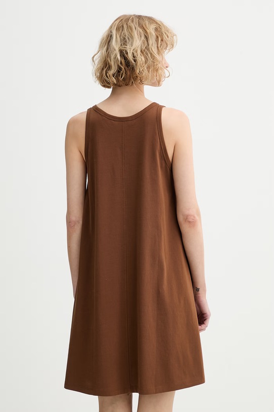 Ρούχα Marc O'Polo Φόρεμα βαμβακερό 5000010188 καφέ