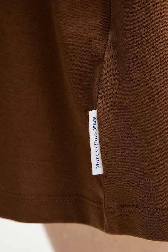 Marc O'Polo Φόρεμα βαμβακερό 5000010188 καφέ