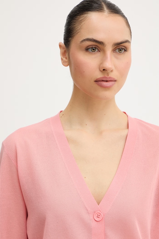 Silvian Heach kardigan AGARWA różowy GPP26519CD