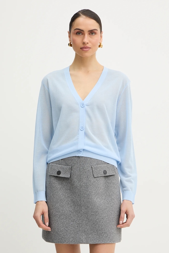 Silvian Heach kardigan AGARWA pozostałe niebieski GPP26519CD