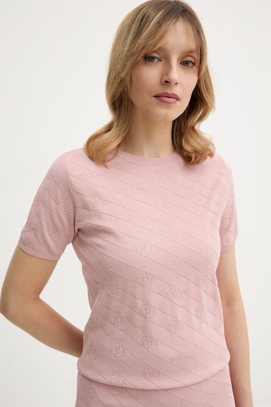 Silvian Heach sweter JAIRA różowy GPP26397MA