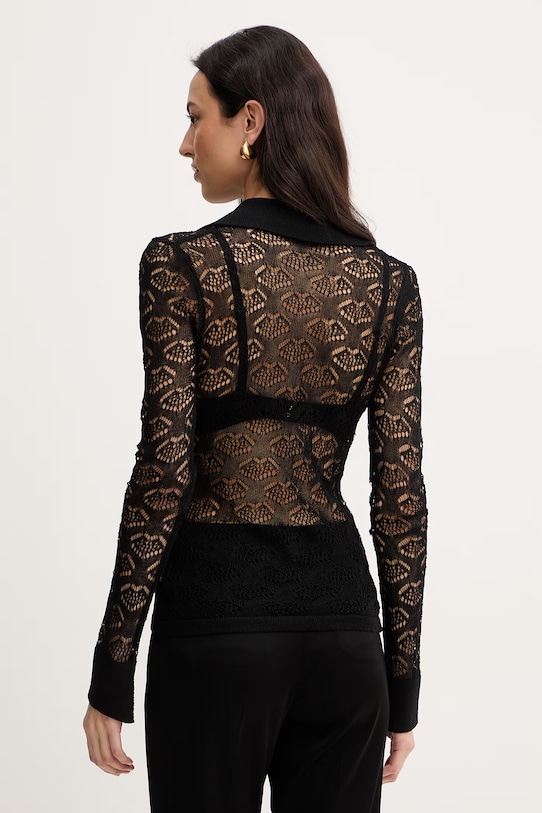 Odzież Silvian Heach kardigan DIPONDI CVP26006CD czarny