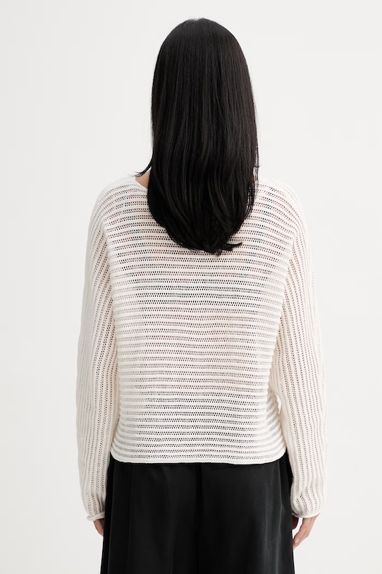 Odzież Marc O'Polo sweter damski z lnem 5000014141 beżowy