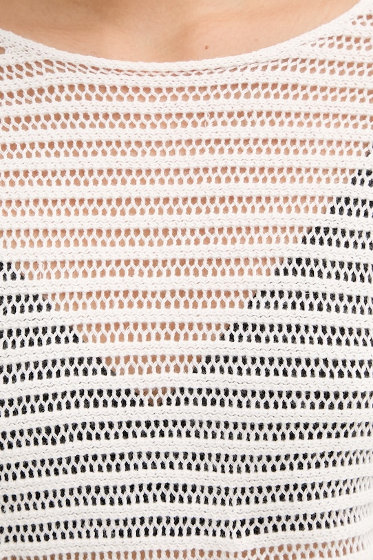 Marc O'Polo sweter damski z lnem 5000014141 beżowy