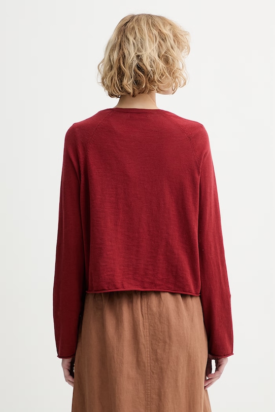 Oblečení Marc O'Polo kardigan dámský s bavlnou 5000014142 červená