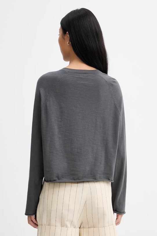 Ρούχα Marc O'Polo ζακέτα Γυναικεία με βαμβάκι 5000014142 γκρί