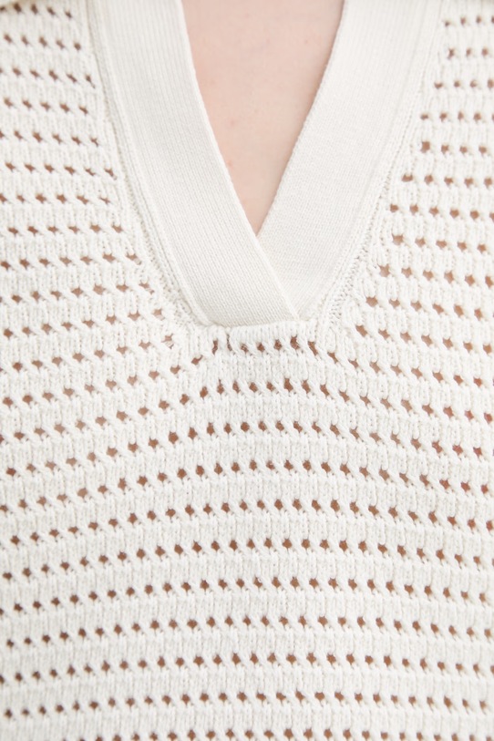 Marc O'Polo kamizelka damska bawełniana 5000010015 beżowy