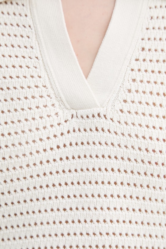 Marc O'Polo kamizelka damska bawełniana 5000010015 beżowy