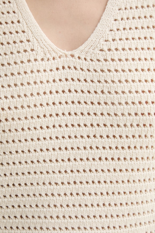 Marc O'Polo vestă pentru femei, din bumbac 5000010017 bej