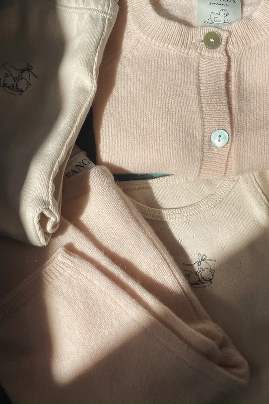 Fanga Fontana kardigan wełniany niemowlęcy SAVORA DUE CARDIGAN FA100080