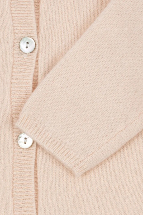 Fanga Fontana kardigan wełniany niemowlęcy SAVORA DUE CARDIGAN różowy FA100080