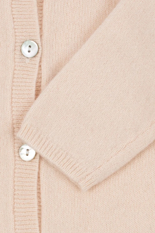 Fanga Fontana kardigan wełniany niemowlęcy SAVORA DUE CARDIGAN różowy FA100080