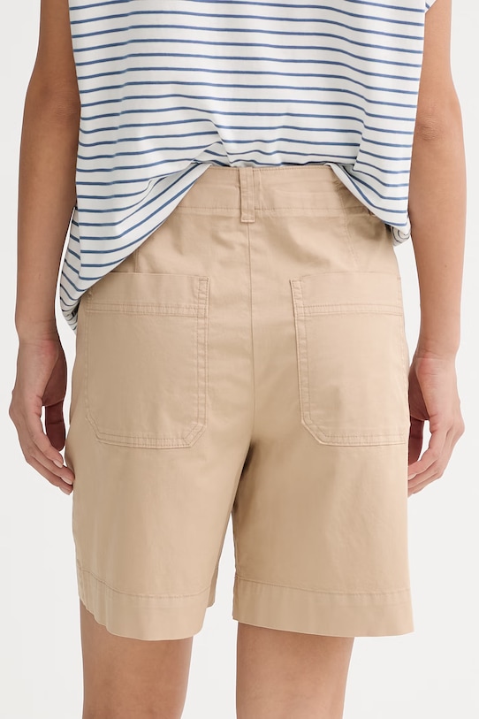 Odzież Marc O'Polo Szorty damskie bawełniane z elastanem 5000014024 beżowy