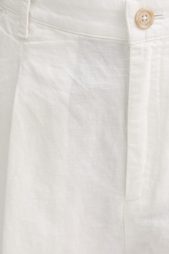 Marc O'Polo σορτς γυναικεία με λινό μπεζ 5000011443