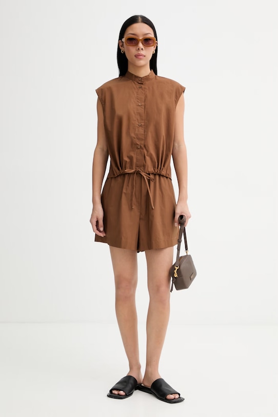 Marc O'Polo rövidnadrág női pamut 5000013534 barna ZS26