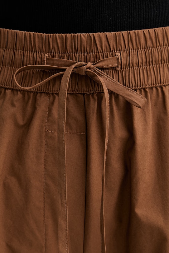 Marc O'Polo rövidnadrág női pamut barna 5000013534