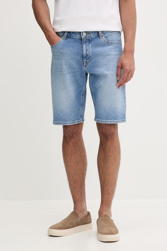 Marc O'Polo szorty męskie jeansowe niebieski 5000009740