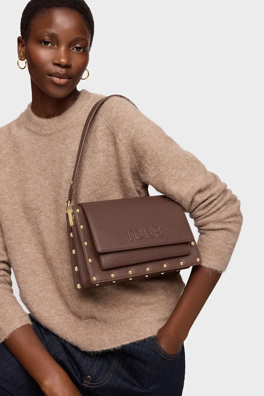 Kabelka Tous 2002375243 hnedá