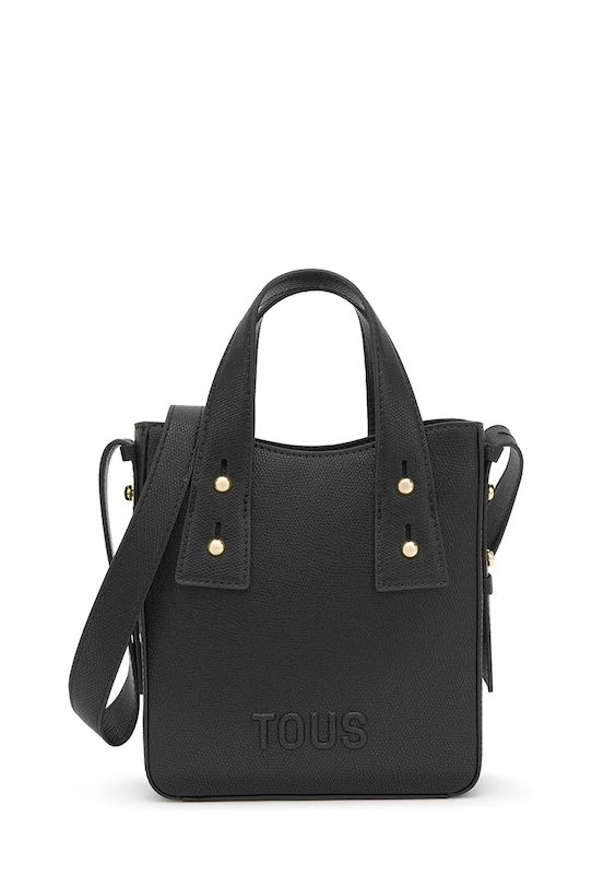 Tous Torebka tote damska z imitacji skóry czarny 2002373751