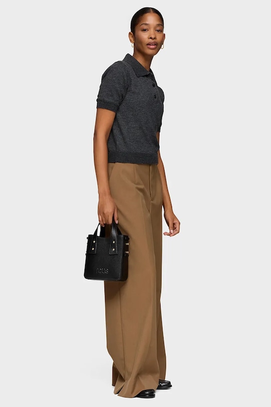 Tous Torebka tote damska z imitacji skóry 2002373751 czarny