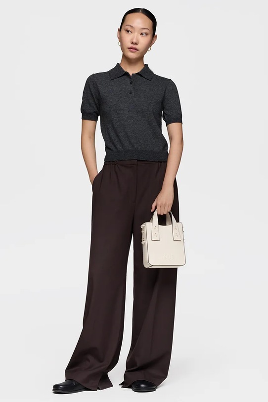 Tous torebka tote damska z imitacji skóry 2002373701 beżowy