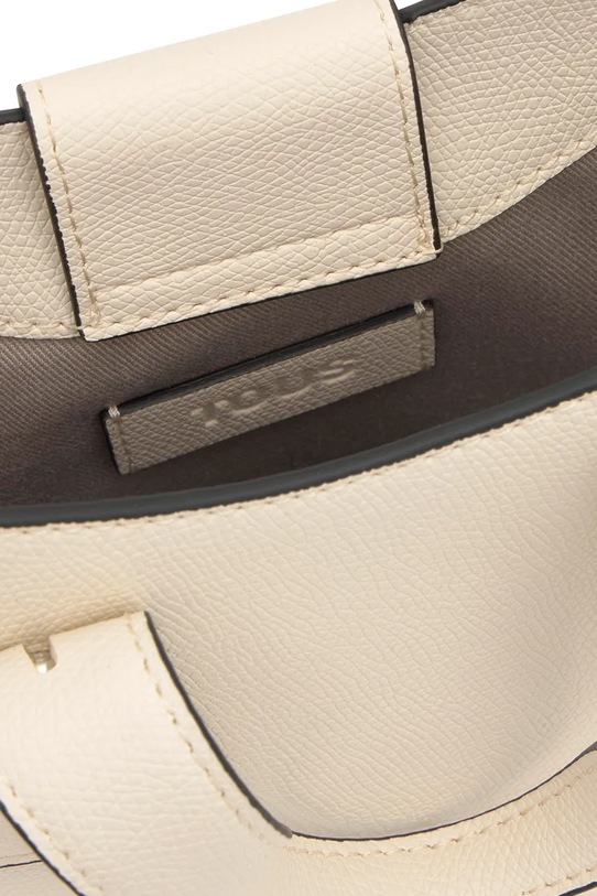 Akcesoria Tous torebka tote damska z imitacji skóry 2002373701 beżowy