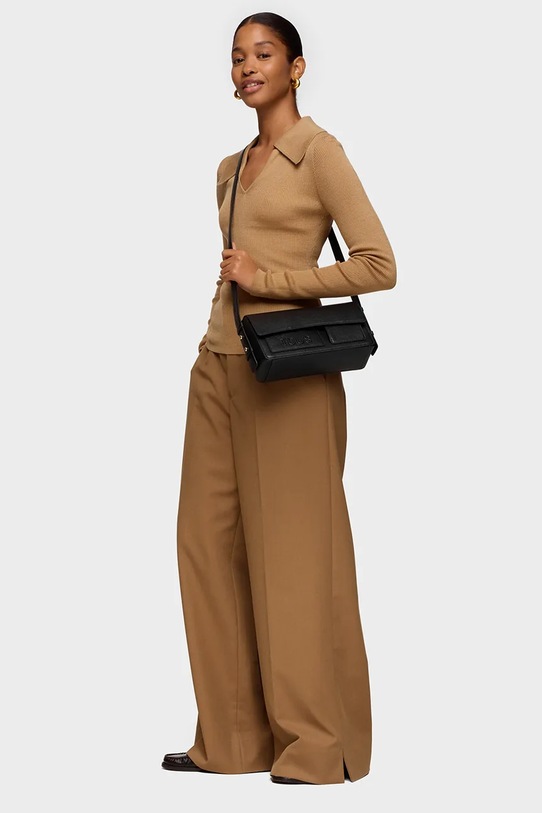 Tous listonoszka damska z imitacji skóry 2002381551 czarny