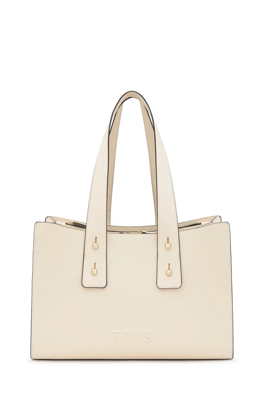 Tous torebka mieści A4 beżowy 2002373501