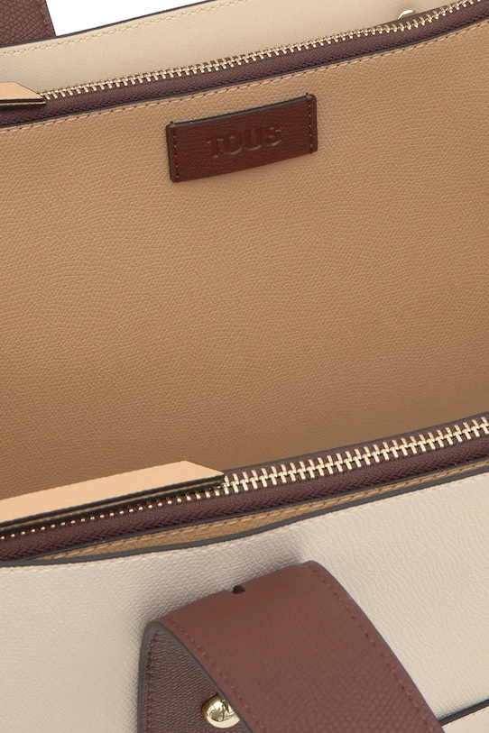 Tous torebka shopper damska beżowy 2002373502