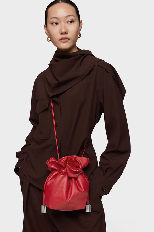 Tous torebka skórzana Heritage czerwony 2002375417