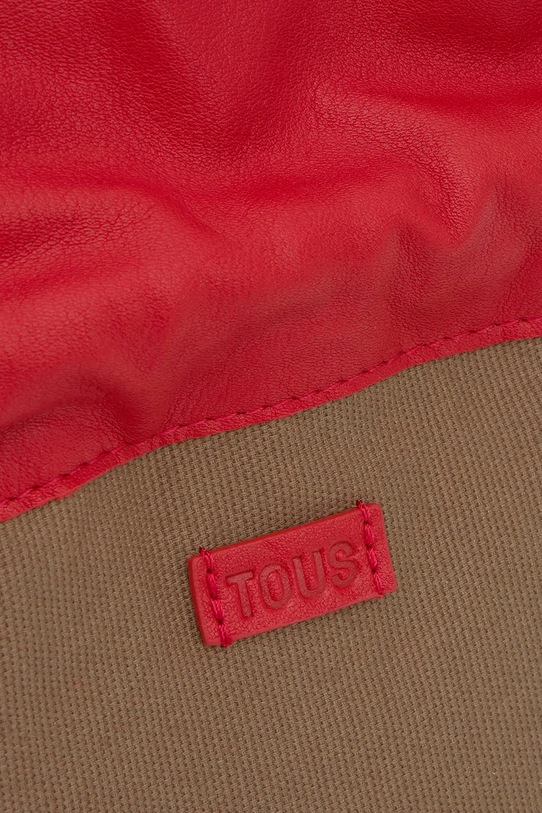 Akcesoria Tous torebka skórzana Heritage 2002375417 czerwony