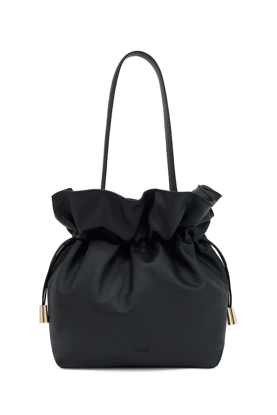 Tous torebka skórzana Heritage skóra licowa czarny 2002375351