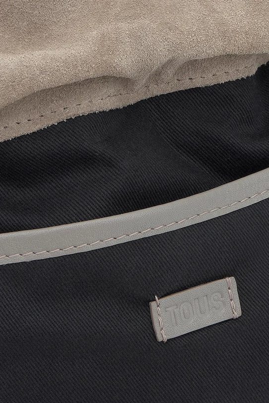 Akcesoria Tous torebka zamszowa 2002375343 beżowy