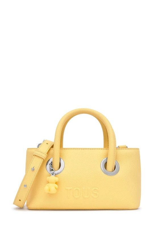 Tous torebka kuferek damska z imitacji skóry żółty 2002377905