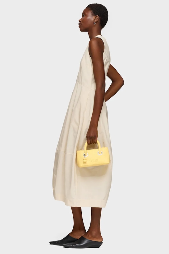 Tous torebka kuferek damska z imitacji skóry 2002377905 żółty