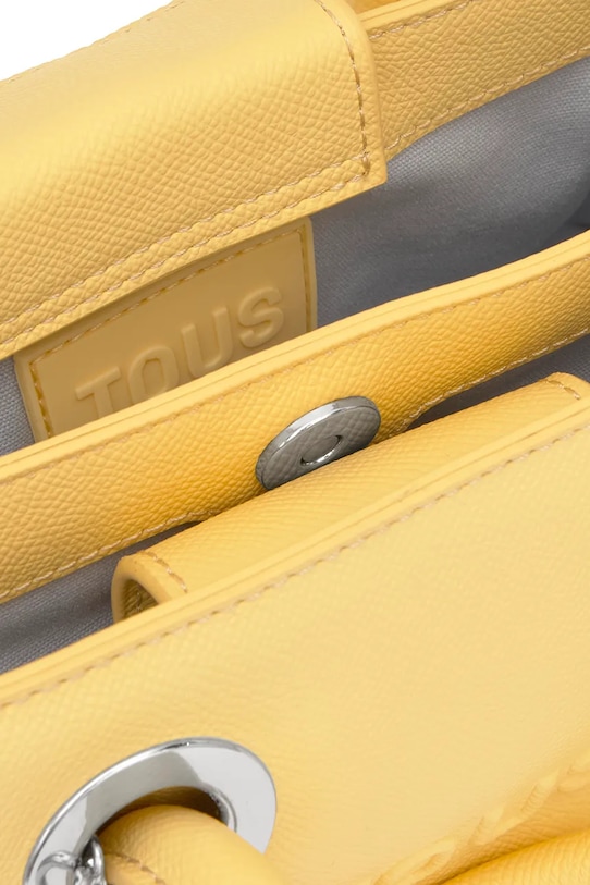 Akcesoria Tous torebka kuferek damska z imitacji skóry 2002377905 żółty