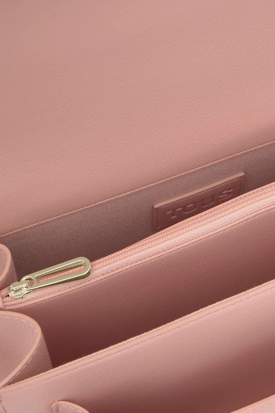 Tous listonoszka damska z imitacji skóry różowy 2002375113