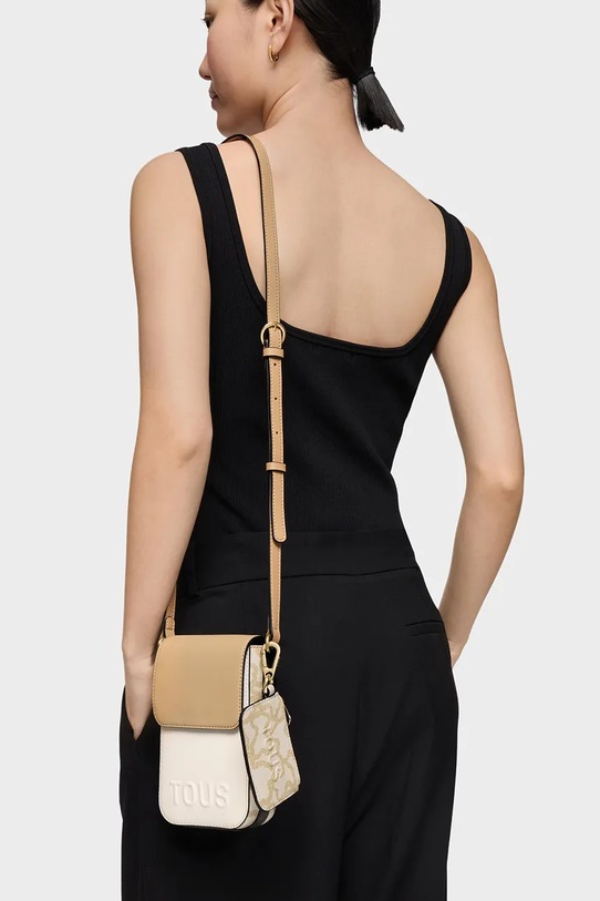 Akcesoria Tous torebka na telefon damska 2002288201 beżowy