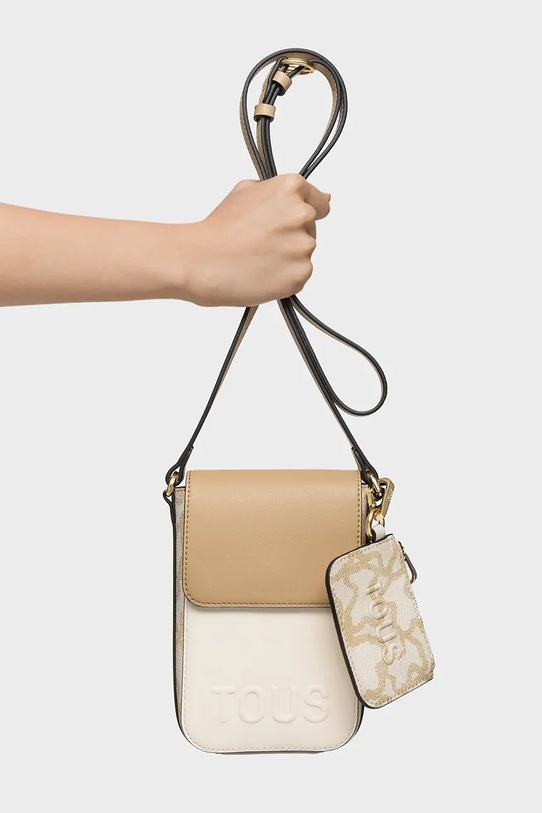 Tous torebka na telefon damska 2002288201 beżowy