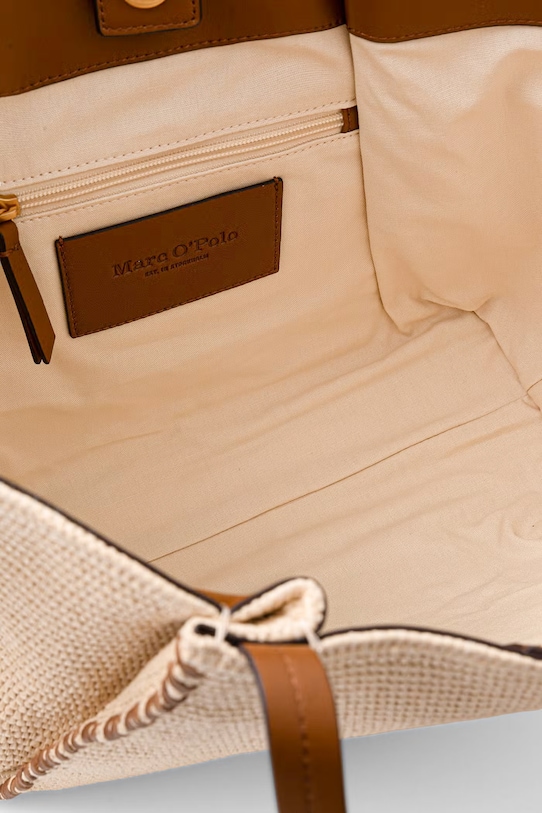 Marc O'Polo geantă shopper pentru femei împletită 5000010830 bej