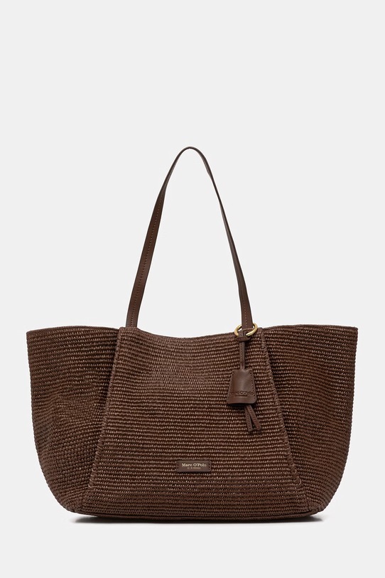 Marc O'Polo geantă shopper pentru femei împletită maro 5000010830