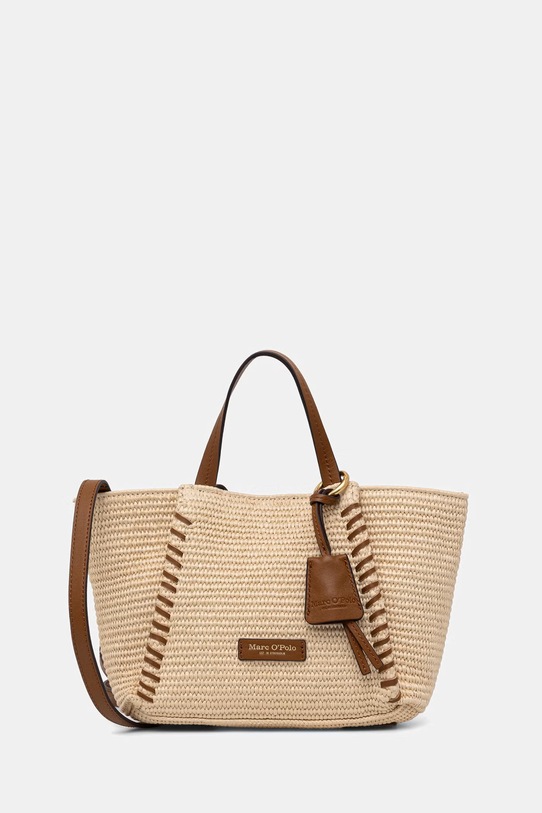 Marc O'Polo geantă crossbody pentru femei împletită bej 5000010832